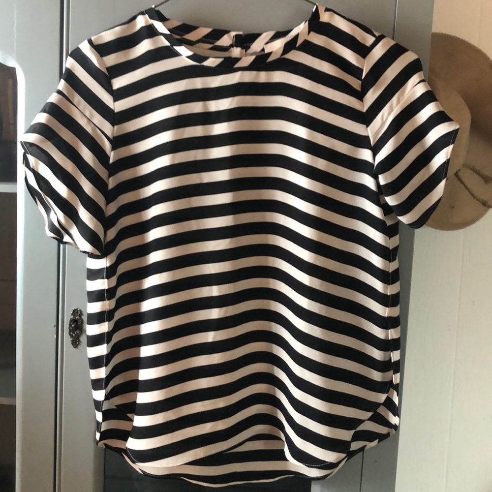 Stripe Top Ann Taylor Loft Petites